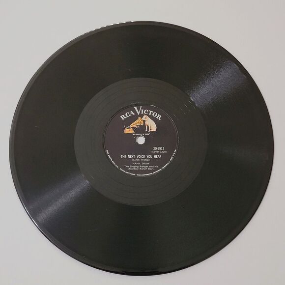 Hank Snow That Crazy Mambo Thing / The Next Voice You Hear 78 RPM RCA E+ 1954 - Picture 4 of 4